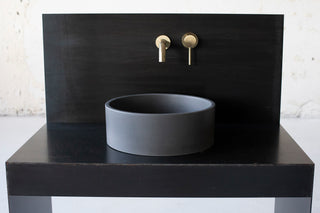 concrete vessel sink round