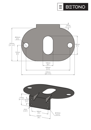 Wall-Mount Bracket (HaloFusion\Deck)